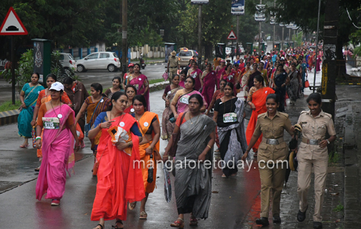 first ever Saree Walk in mangalore